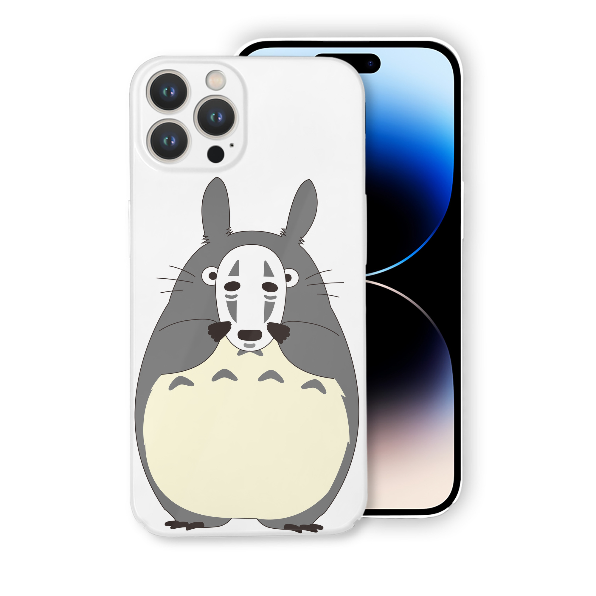 （画像用） となりのトトロ 草壁メイ 草壁サツキ My Neighbor Totoro Satsuki Kusakabe Mei Kusakabe 【iPhone 14シリーズ対応】ハードケース